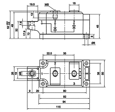 AMKD 260-16 dimensions
