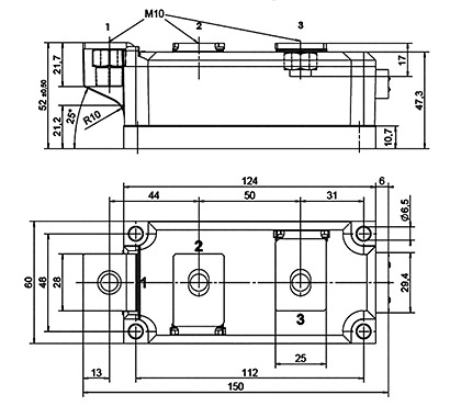 AMKD 701-22 H4 dimensions