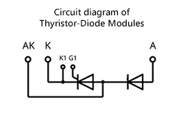 Tristör-Diyot Modüllerinin Devre Şeması