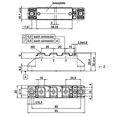 SKKD 101/16 dimensions