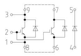 FD1000R33HL3-K IGBT Modülünün Topolojisi