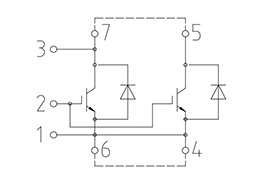 FZ1200R12HP4 IGBT Modülünün Topolojisi
