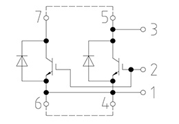 FZ1000R45KL3_B5 IGBT Modülünün Topolojisi
