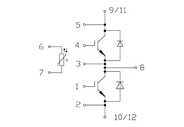 FD650R17IE4 IGBT Modülünün Topolojisi