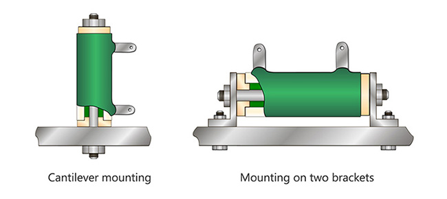 Resistor mounting